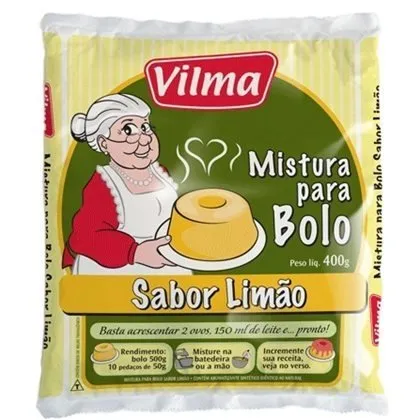 Mistura para Bolo Vilma Limao 400g