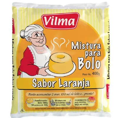 Mistura para Bolo Vilma Laranja 400g