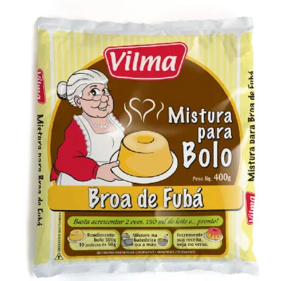 Mistura para Bolo Vilma Fuba 400g
