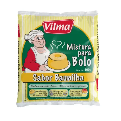 Mistura para Bolo Vilma Baunilha 400g