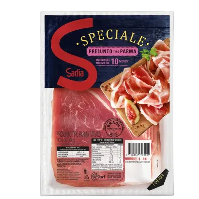 Presunto Sadia Parma Speciale Fatiado 100g