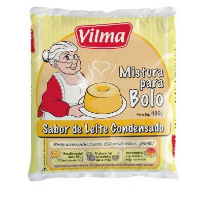 Mistura para Bolo Vilma Leite Condensado 400g