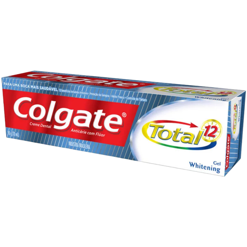 Creme Dental Colgate Total 12 Whitening Gel 90g