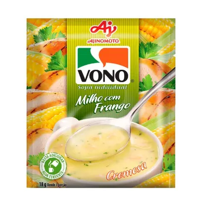 Sopa Vono Individual Cremosa Milho com Frango 18g