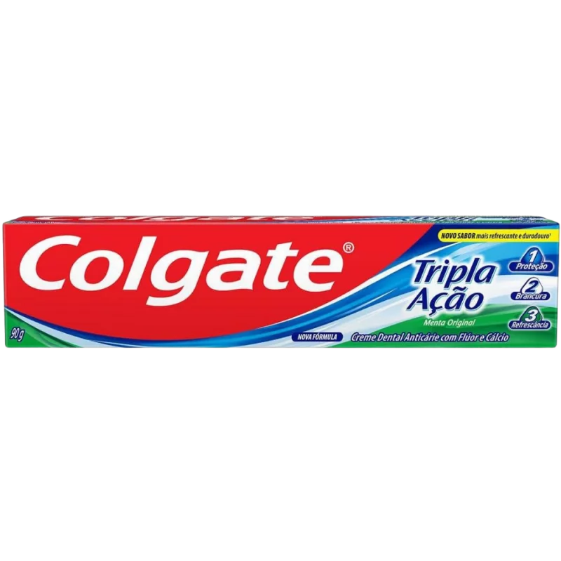 Creme Dental Colgate Tripla Acao Hortela 90g