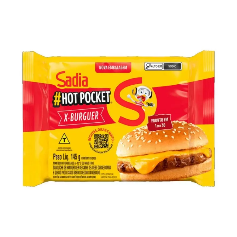 Hot Pocket Sadia Bovino 145g