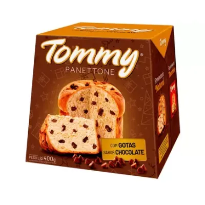 Panettone Tommy com Gotas de Chocolate 400g