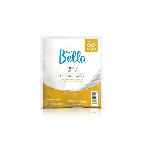 Folhas Depil Bella Prontas para Depilacao Corporal 60fls