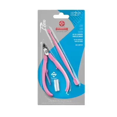 Alicate Mundial Manicure Flex com Espatula