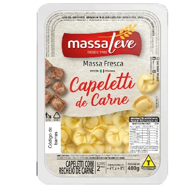 Capeletti Massa Leve Carne 400g