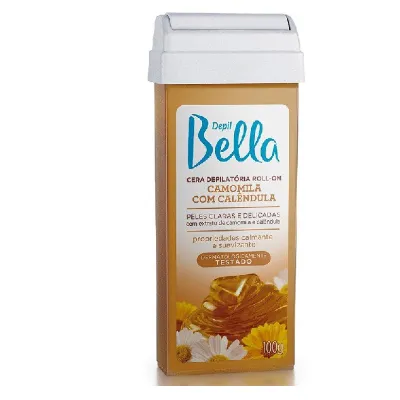 Cera Depilatoria Depil Bella Roll-on Camomila Refil 100g