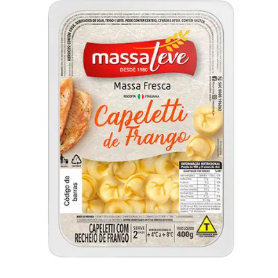 Capeletti Massa Leve Frango 400g