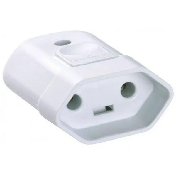 Plug Femea Tramontina Branco Ref:57402/152
