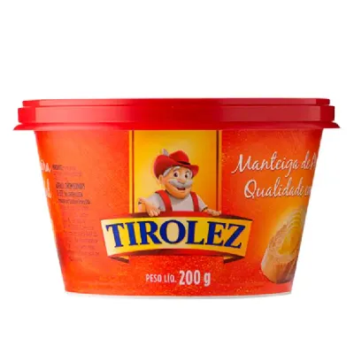 Manteiga Tirolez com Sal 200g