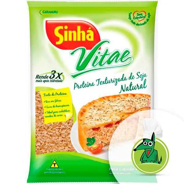 Proteina de Soja Sinha Texturizada Vitae Natural 400g