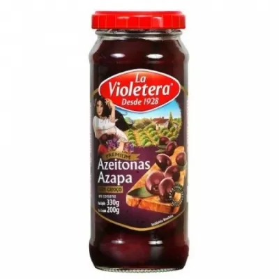 Azeitona Preta La Violetera Azapa com Caroco 200g