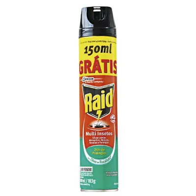 Inseticida Raid Multi Insetos Aerosol Eucalipto Leve Mais Pague Menos 420ml