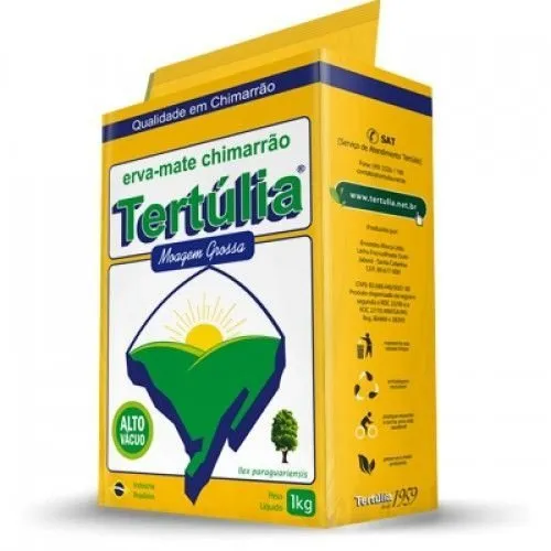 Erva Mate Chimarrao Tertulia A Vacuo Grossa 1kg