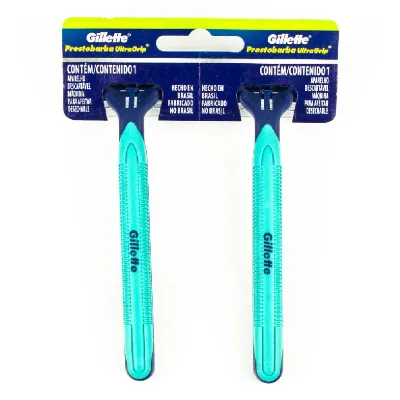 Aparelho de Barbear Gillette Prestobarba Ultragrip Movel com 2un