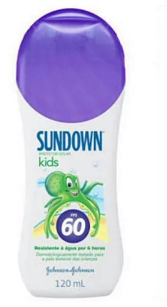 Protetor Solar Sundown Kids Fps 60 120ml
