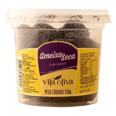 Ameixa Seca Vila Oliva com Caroco 250g