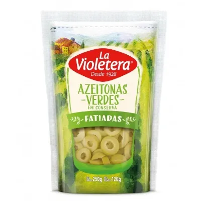 Azeitona Verde La Violetera Fatiada Refil 160g
