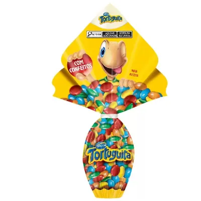 Ovo Pascoa Arcor 15 Tortuguita com Confeitos 45g
